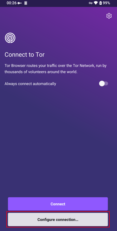 Määritä Tor Browser Androidille