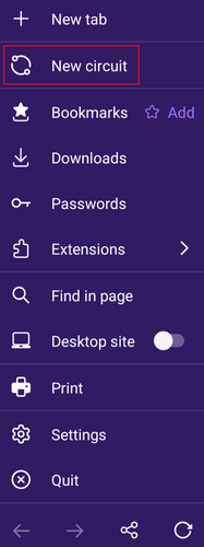 Uusi Tor-ketju Androidin Tor-selaimeen